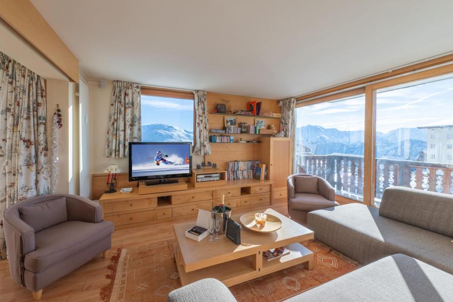 Urlaub in den Bergen 4 Zimmer Appartement für 4-6 Personen (SPLENDIDG3) - Le Splendid - Alpe d'Huez - Wohnzimmer