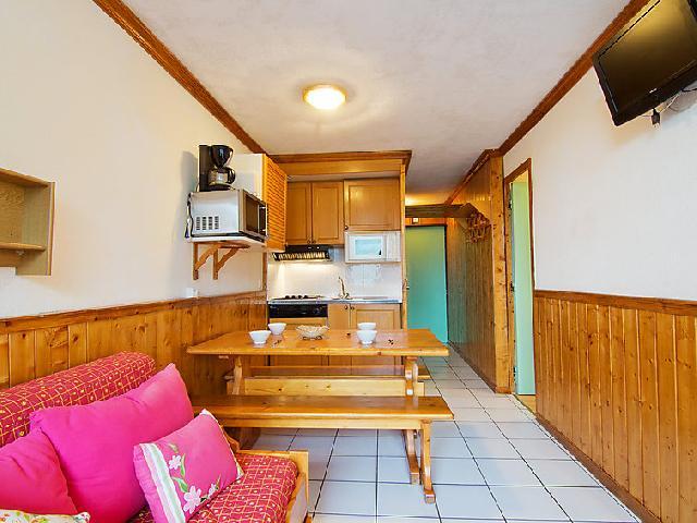 Urlaub in den Bergen 2-Zimmer-Appartment für 5 Personen (6) - Le Villaret - Les Menuires - Essbereich
