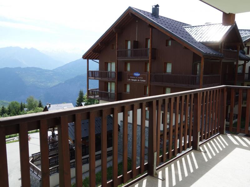 Vacaciones en montaña Apartamento 2 piezas para 4 personas (7) - Les Alpages du Corbier - Le Corbier - Terraza