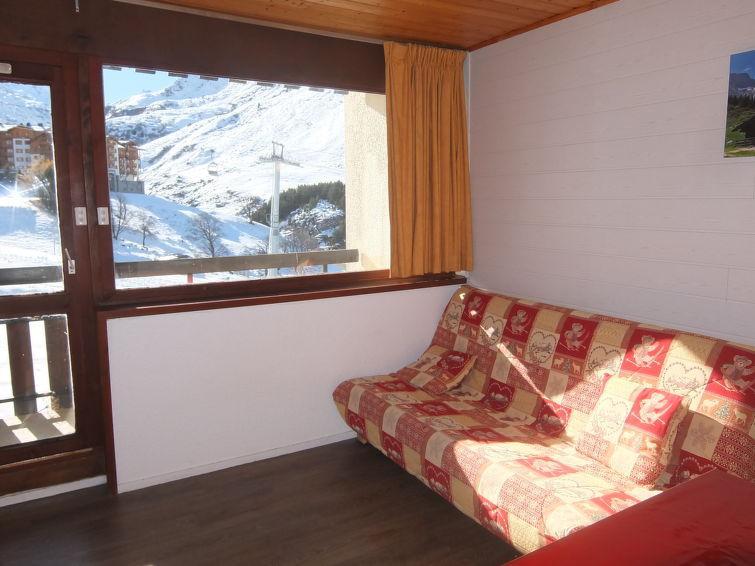 Holiday in mountain resort 1 room apartment 4 people (15) - Les Asters - Les Menuires - Living room