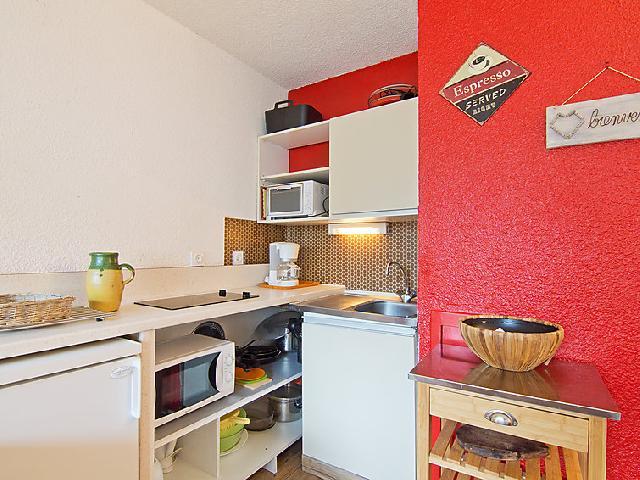 Vacaciones en montaña Apartamento 1 piezas para 4 personas (30) - Les Asters - Les Menuires - Kitchenette