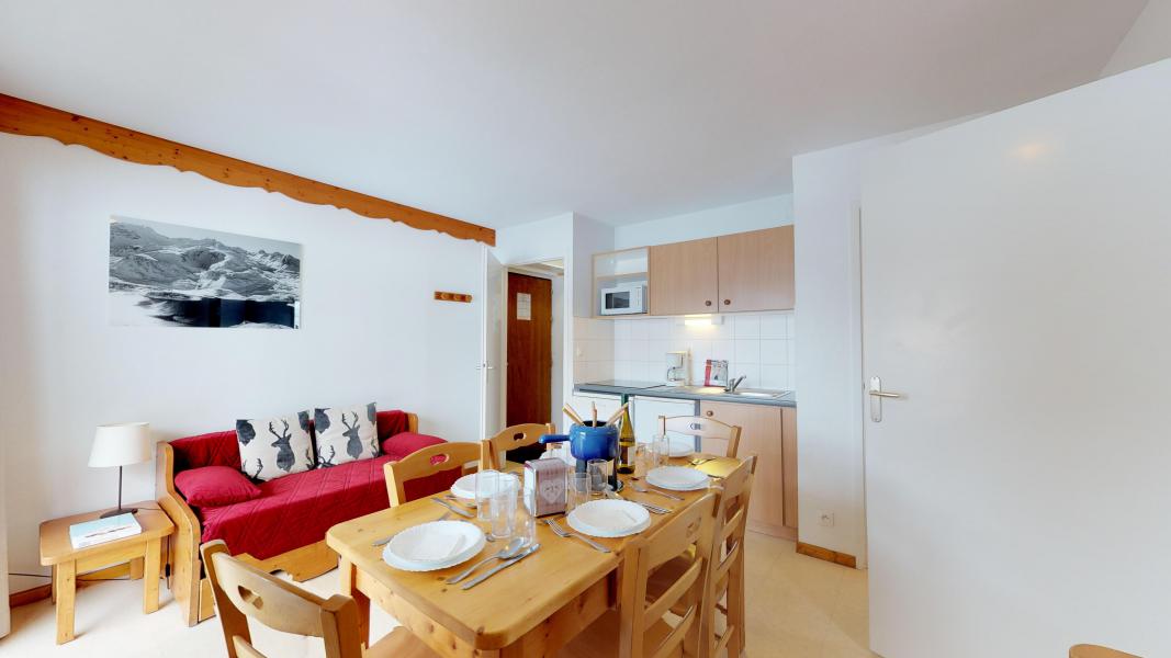 Wakacje w górach Apartament 2 pokojowy kabina 6 osób (2P6CC+) - Les Balcons de la Vanoise - Termignon-la-Vanoise - Pokój gościnny