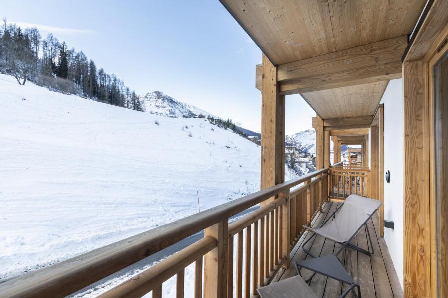 Holiday in mountain resort 4 room apartment 6-8 people - Les Balcons Platinium Val Cenis - Val Cenis - Balcony