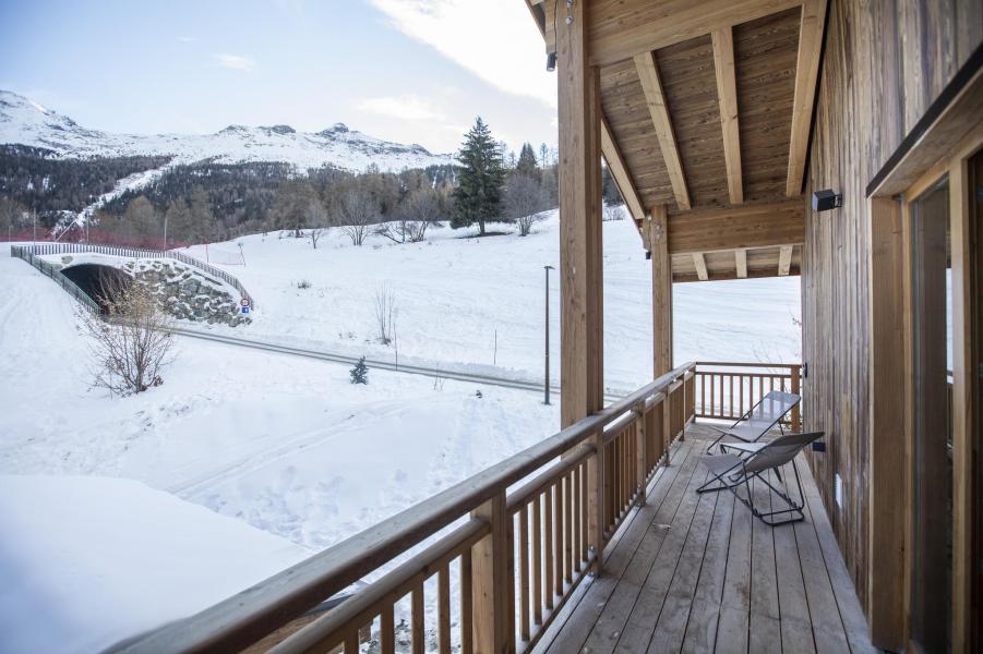 Holiday in mountain resort 5 room apartment 8-10 people - Les Balcons Platinium Val Cenis - Val Cenis - Balcony