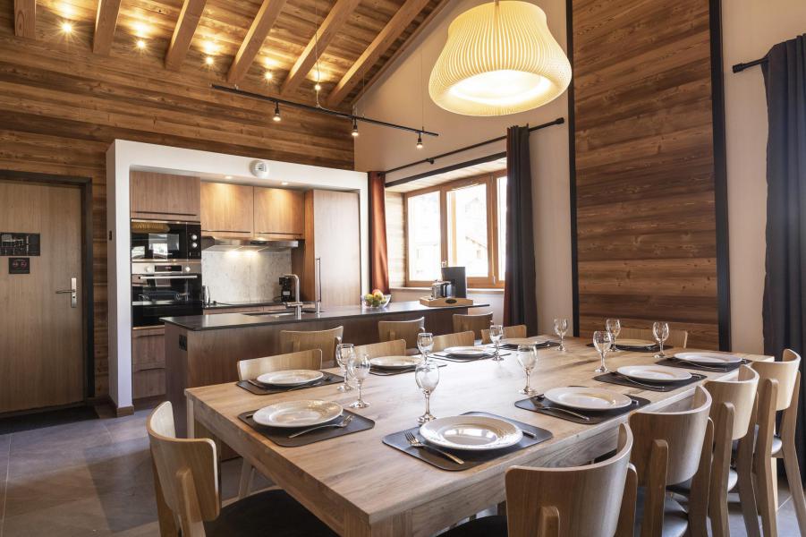 Holiday in mountain resort 6 room apartment 10-12 people - Les Balcons Platinium Val Cenis - Val Cenis - Dining area