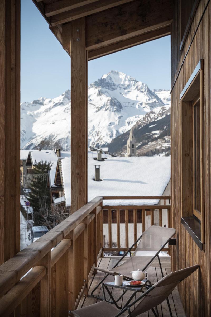 Urlaub in den Bergen 8 Zimmer Maisonettewohnung für 16 Personen (gehoben) - Les Balcons Platinium Val Cenis - Val Cenis - Balkon