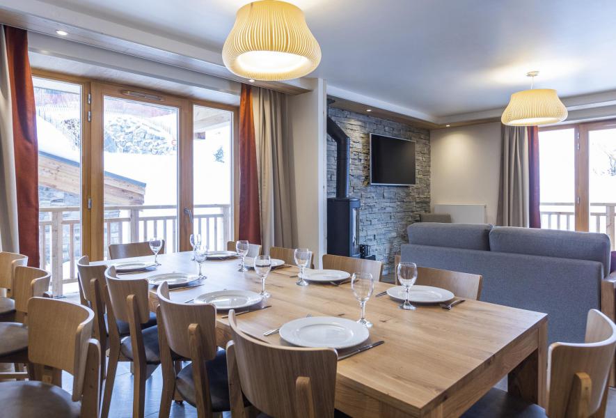 Vacanze in montagna Appartamento 5 stanze 8-10 persone - Les Balcons Platinium Val Cenis - Val Cenis - Angolo pranzo