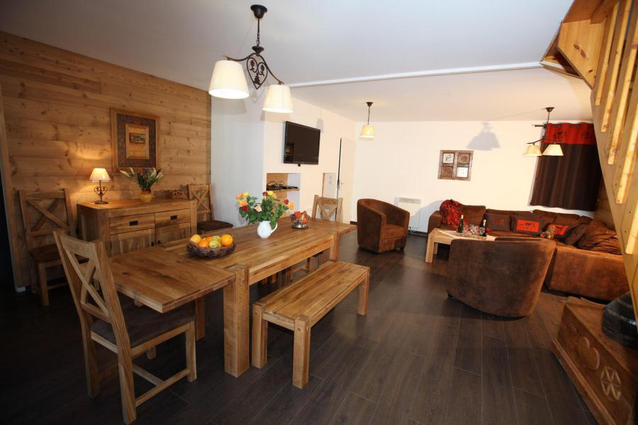 Urlaub in den Bergen 5 Zimmer Maisonettewohnung für 10 Personen (4) - Les Chalets d'Adrien - Valloire - Wohnzimmer