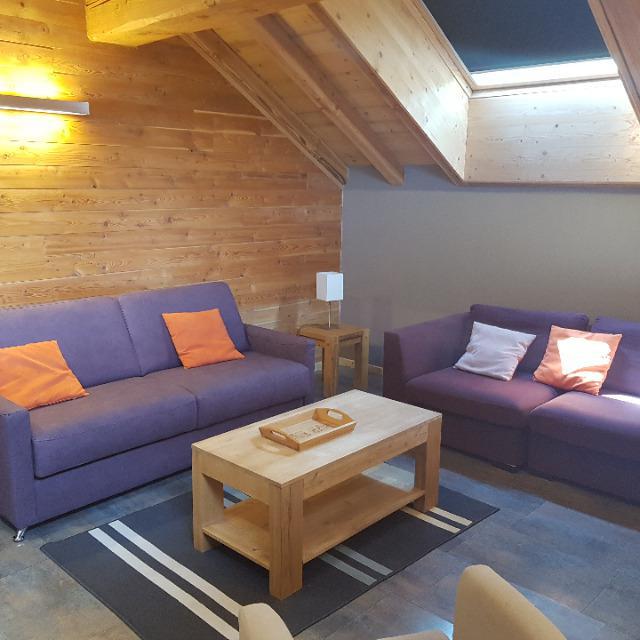 Vakantie in de bergen Appartement 3 kamers 6 personen (9) - Les Chalets d'Adrien - Valloire - Woonkamer