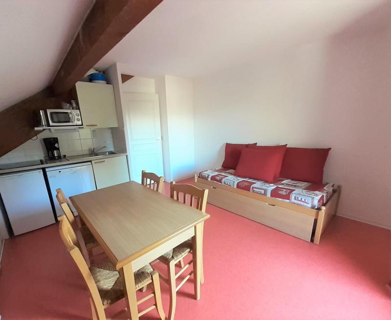 Vakantie in de bergen Appartement 2 kamers 4 personen (122) - Les Chalets d'Aurouze - La Joue du Loup - Woonkamer