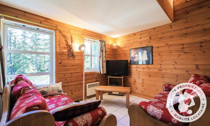Rent in ski resort 4 room chalet 8 people (Confort 110m²) - Les Chalets de Flaine Hameau - Maeva Home - Flaine - Living room