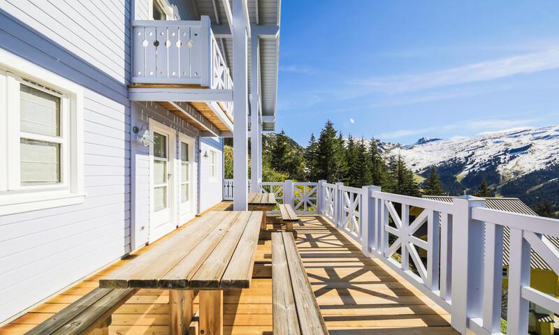 Ski verhuur Chalet 7 kamers 14 personen (Prestige 180m²) - Les Chalets de Flaine Hameau - Maeva Home - Flaine - Buiten zomer