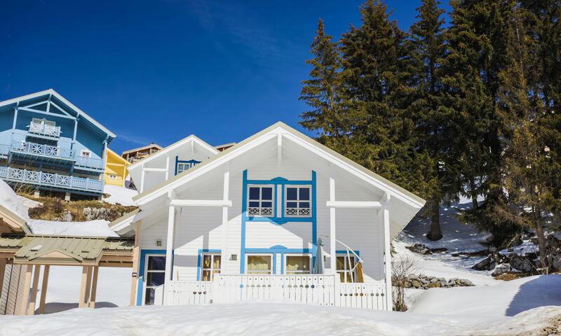 Ski verhuur Chalet 4 kamers 8 personen (Sélection 70m²) - Les Chalets de Flaine Hameau - Maeva Home - Flaine - Buiten zomer