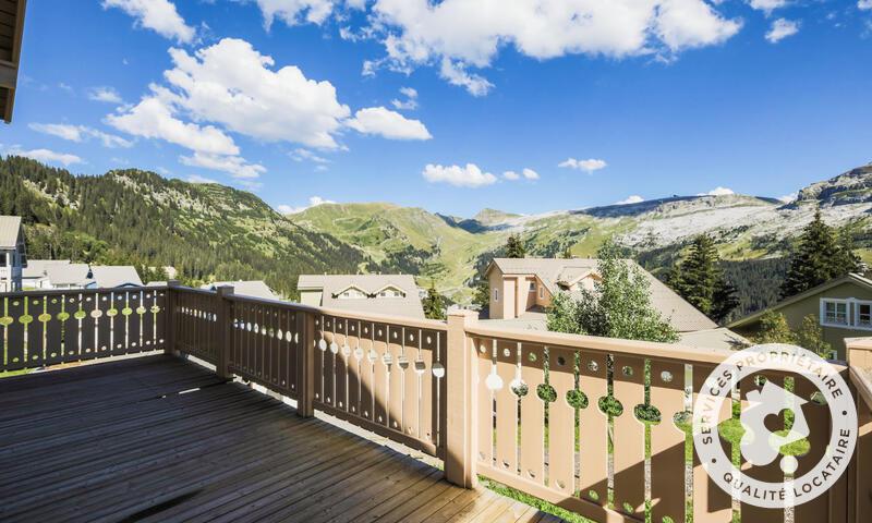 Каникулы в горах Шале 7 комнат 12 чел. (Prestige 180m²) - Les Chalets de Flaine Hameau - MH - Flaine - летом под открытым небом