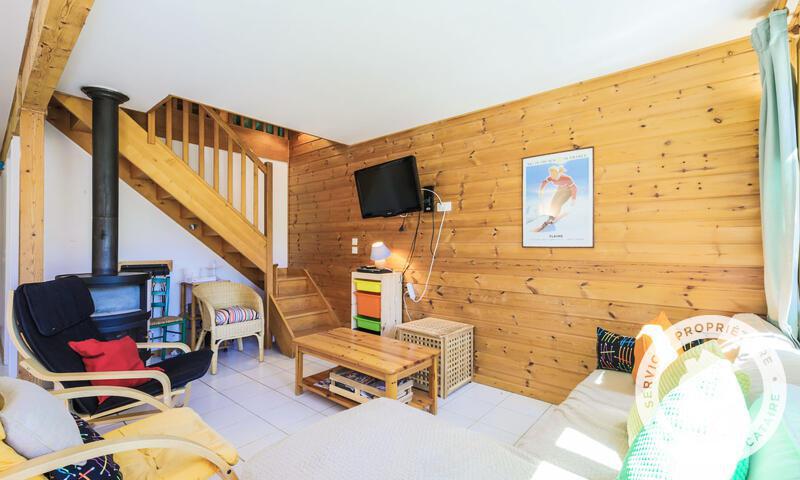 Location au ski Chalet 3 pièces 8 personnes (Confort 84m²) - Les Chalets de Flaine Hameau - MH - Flaine - Poêle à bois