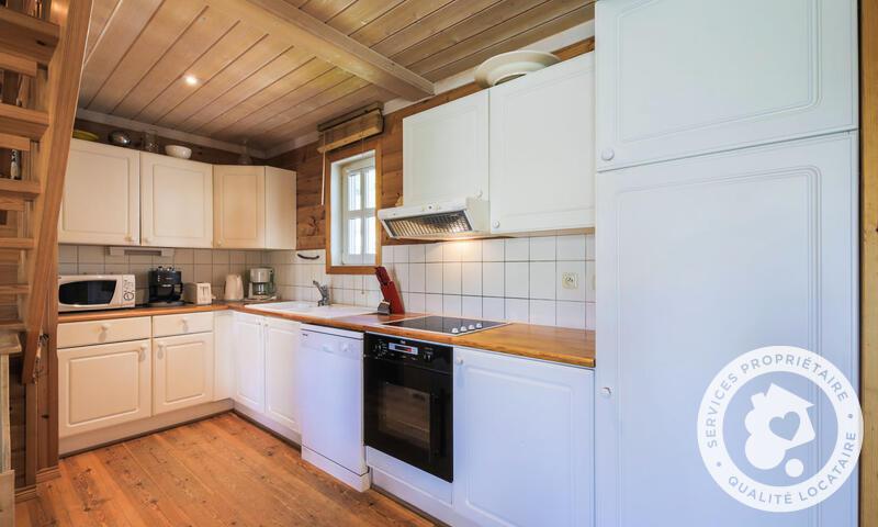 Vakantie in de bergen Chalet 5 kamers 8 personen (Confort 110m²) - Les Chalets de Flaine Hameau - MH - Flaine - Keukenblok