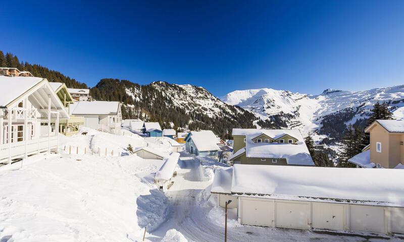 Urlaub in den Bergen 7 Zimmer Chalet für 12 Personen (Prestige 180m²) - Les Chalets de Flaine Hameau - MH - Flaine - Draußen im Sommer