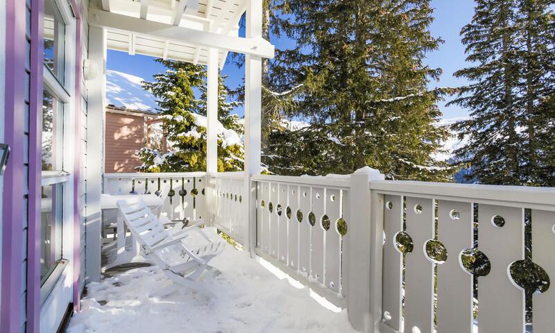 Urlaub in den Bergen 4 Zimmer Chalet für 8 Personen (Sélection 84m²) - Les Chalets de Flaine Hameau - MH - Flaine - Draußen im Sommer