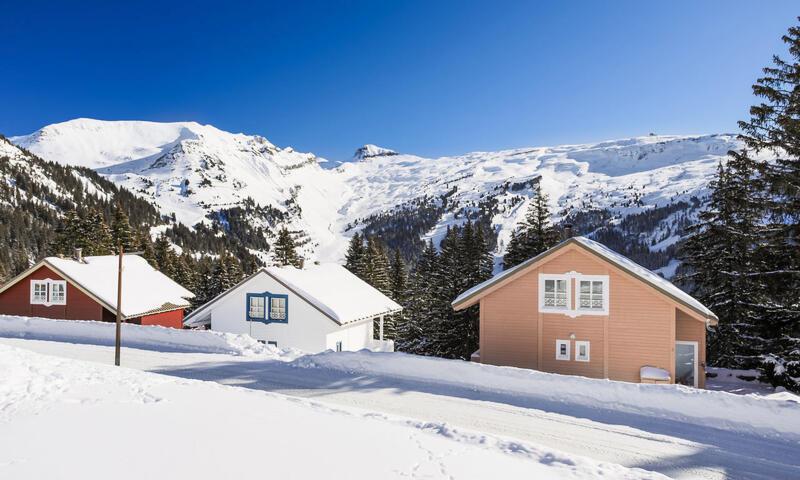 Urlaub in den Bergen 3 Zimmer Chalet für 6 Personen (Confort 70m²) - Les Chalets de Flaine Hameau - MH - Flaine - Draußen im Sommer