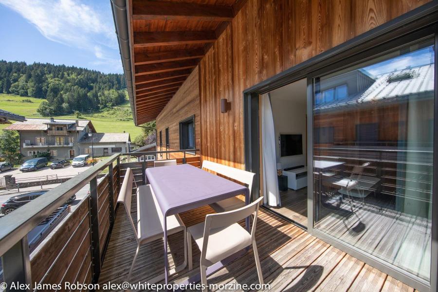 Rent in ski resort 5 room duplex apartment 9 people (A201) - Les Chalets de Joux Plane - Morzine - Summer outside