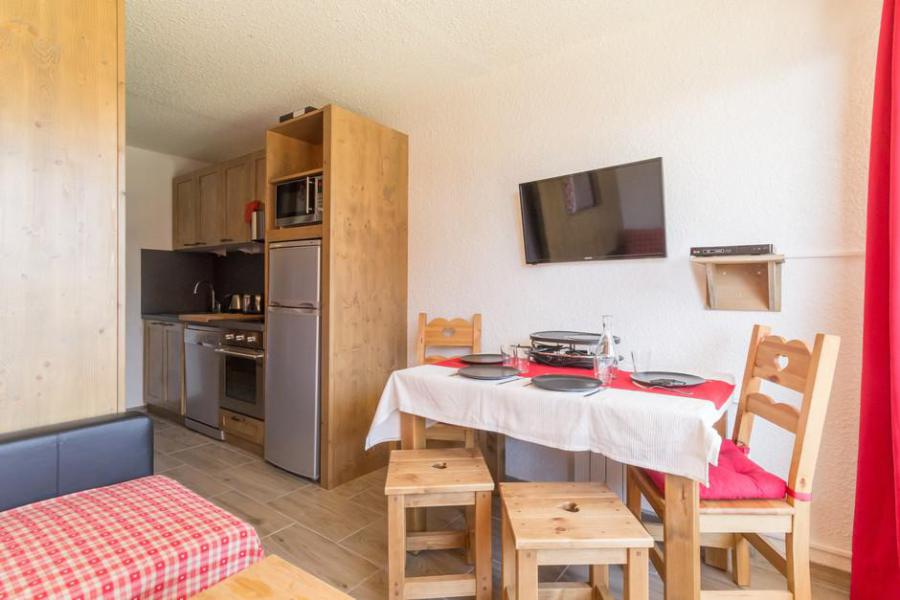 Vakantie in de bergen Studio bergnis 4 personen (7D) - Les Chalets de la Rosière - La Rosière - Woonkamer