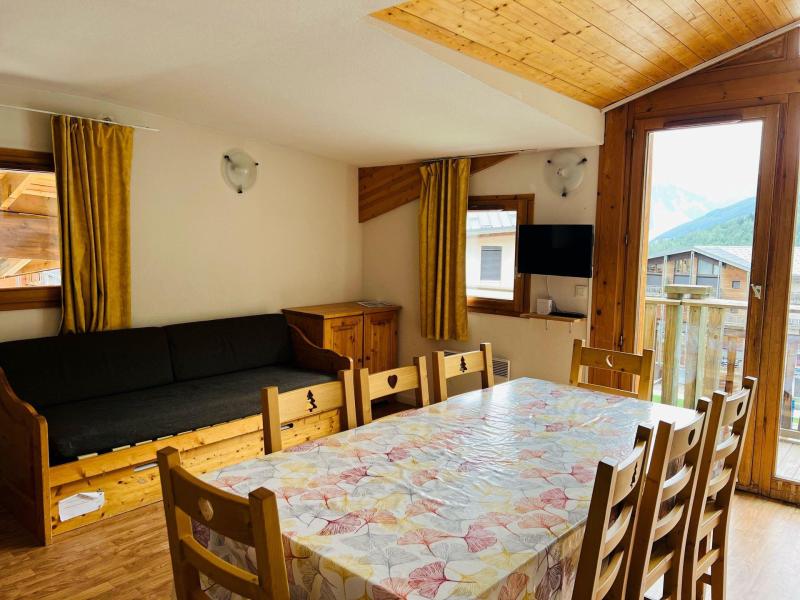 Vakantie in de bergen Appartement duplex 4 kamers 8-10 personen (1304) - Les Chalets de la Vanoise - La Norma - Woonkamer