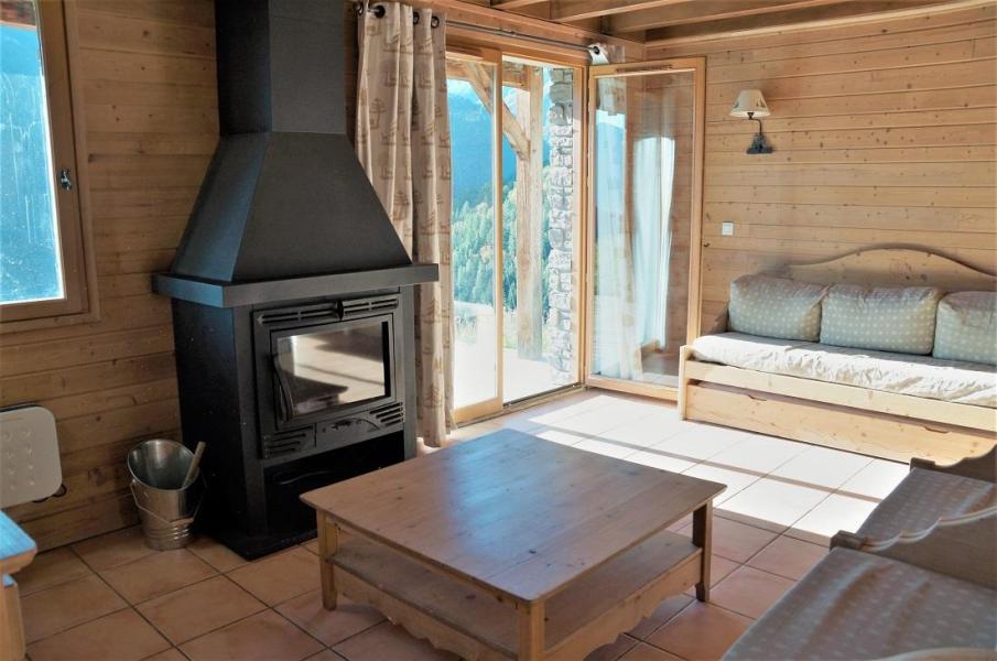 Holiday in mountain resort 5 room mezzanine chalet 12 people (8) - Les Chalets de Praroustan - Pra Loup - Living room