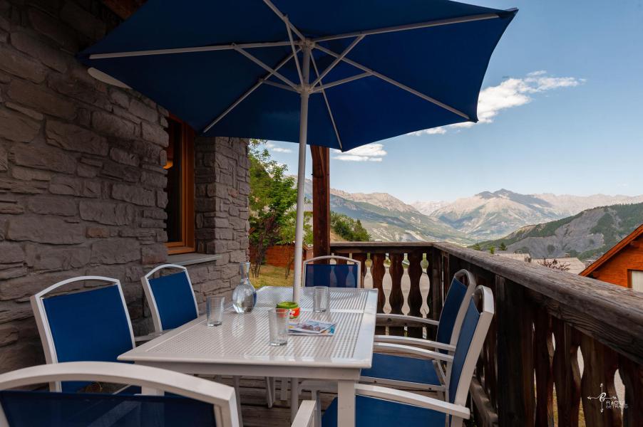 Vakantie in de bergen Chalet 4 kamers mezzanine 10 personen (14) - Les Chalets de Praroustan - Pra Loup - Terras