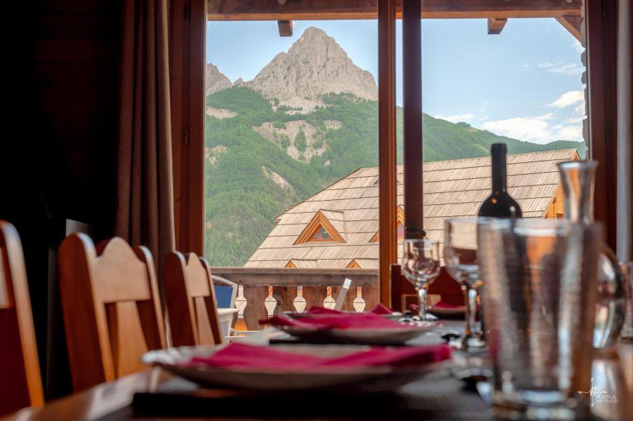 Vakantie in de bergen Chalet 4 kamers mezzanine 10 personen (14) - Les Chalets de Praroustan - Pra Loup - Woonkamer