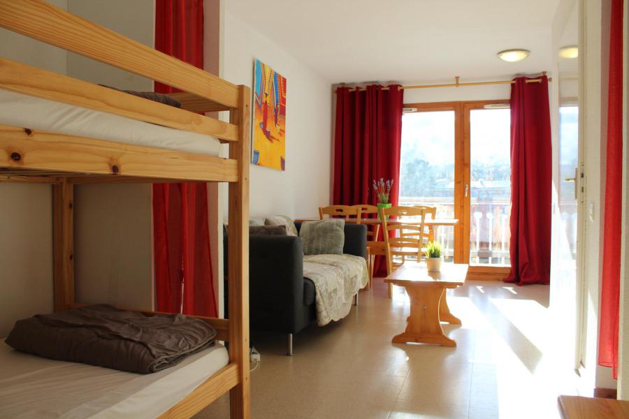 Vakantie in de bergen Appartement 2 kamers 4 personen (DP24) - Les Chalets de SuperD Dauphinelle - Superdévoluy - Woonkamer