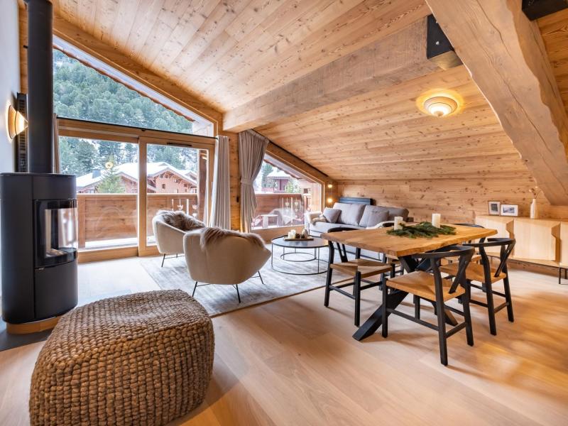 Urlaub in den Bergen 3-Zimmer-Appartment für 6 Personen (5) - Les Chalets de Tueda - Méribel-Mottaret - Wohnzimmer