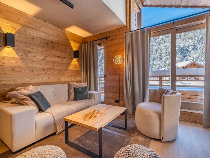 Vacanze in montagna Appartamento 3 stanze con cabina per 8 persone (1) - Les Chalets de Tueda - Méribel-Mottaret - Soggiorno