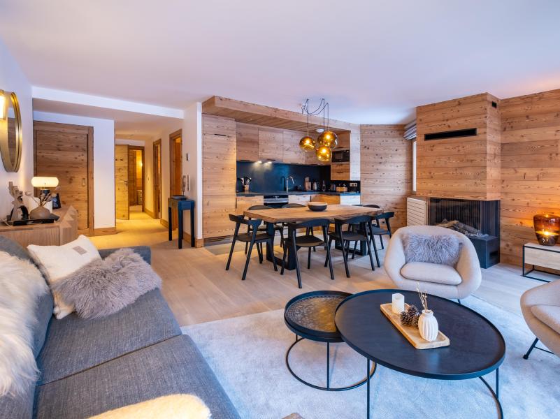 Vakantie in de bergen Appartement 4 kabine kamers 6 personen (3) - Les Chalets de Tueda - Méribel-Mottaret - Woonkamer