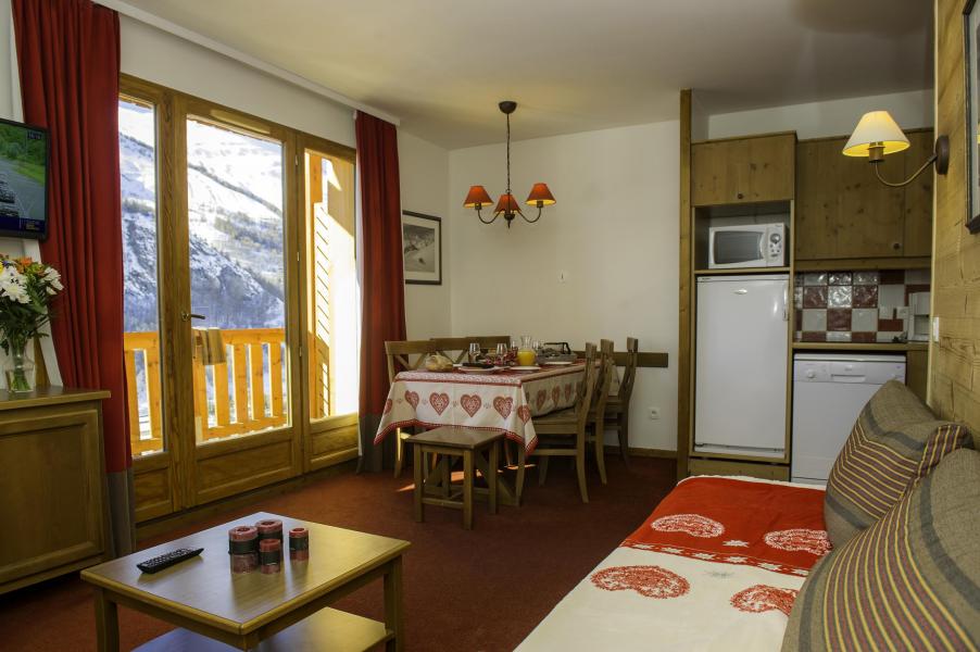 Vacaciones en montaña Les Chalets de Valoria - Valloire - Cocina abierta