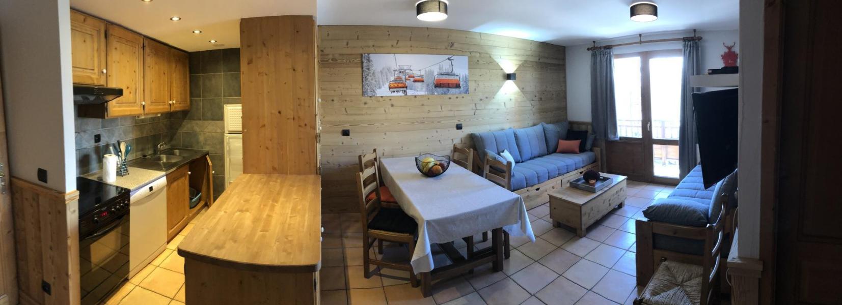 Urlaub in den Bergen 3-Zimmer-Appartment für 6 Personen (632) - Les Chalets des Balcons - Val Thorens - Wohnzimmer