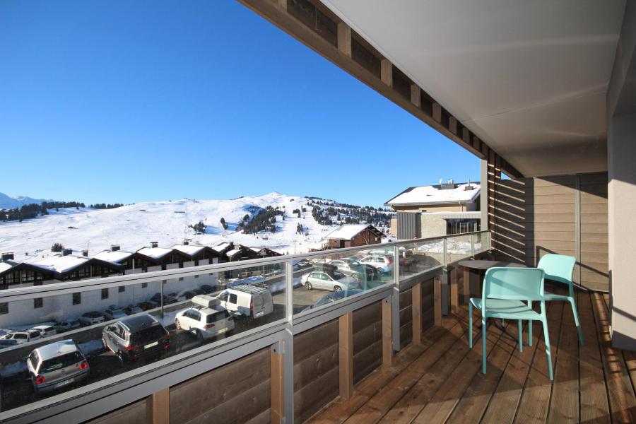 Urlaub in den Bergen 3-Zimmer-Appartment für 6 Personen (F22) - Les Chalets des Cimes - Les Saisies - Balkon