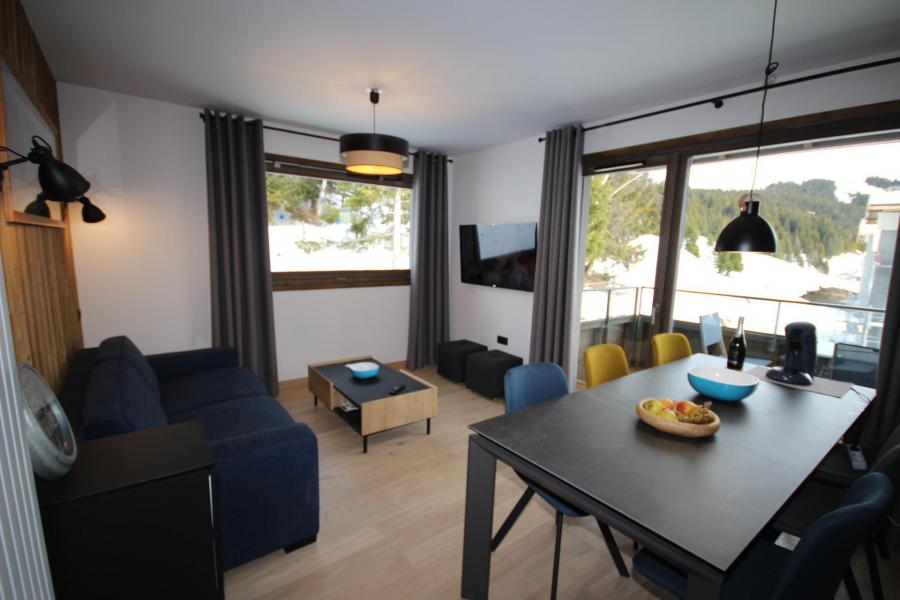 Urlaub in den Bergen 3-Zimmer-Appartment für 6 Personen (F41) - Les Chalets des Cimes - Les Saisies - Wohnzimmer