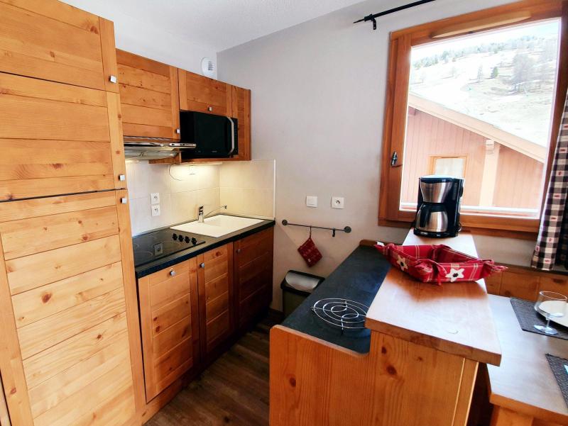 Wakacje w górach Apartament 2 pokojowy 4 osób (A21) - Les Chalets des Rennes - Vars - Kuchnia