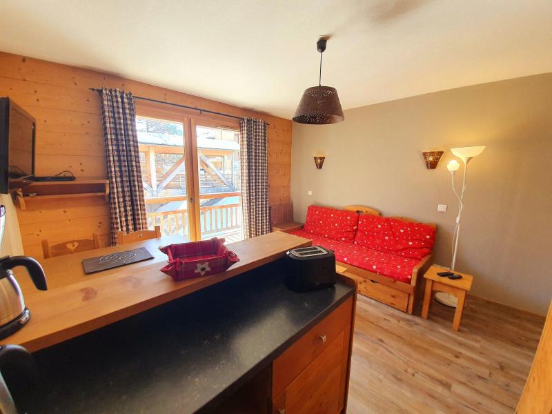 Vakantie in de bergen Appartement 2 kamers 4 personen (A52) - Les Chalets des Rennes - Vars - Woonkamer