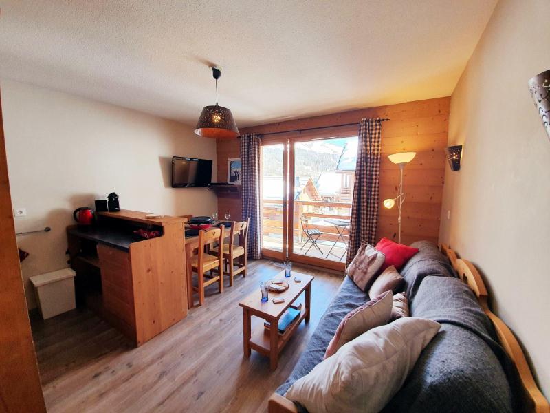 Vakantie in de bergen Appartement 2 kamers 4 personen (C32) - Les Chalets des Rennes - Vars - Woonkamer