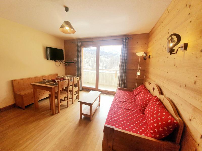 Vakantie in de bergen Appartement 2 kamers 4 personen (G12) - Les Chalets des Rennes - Vars - Woonkamer