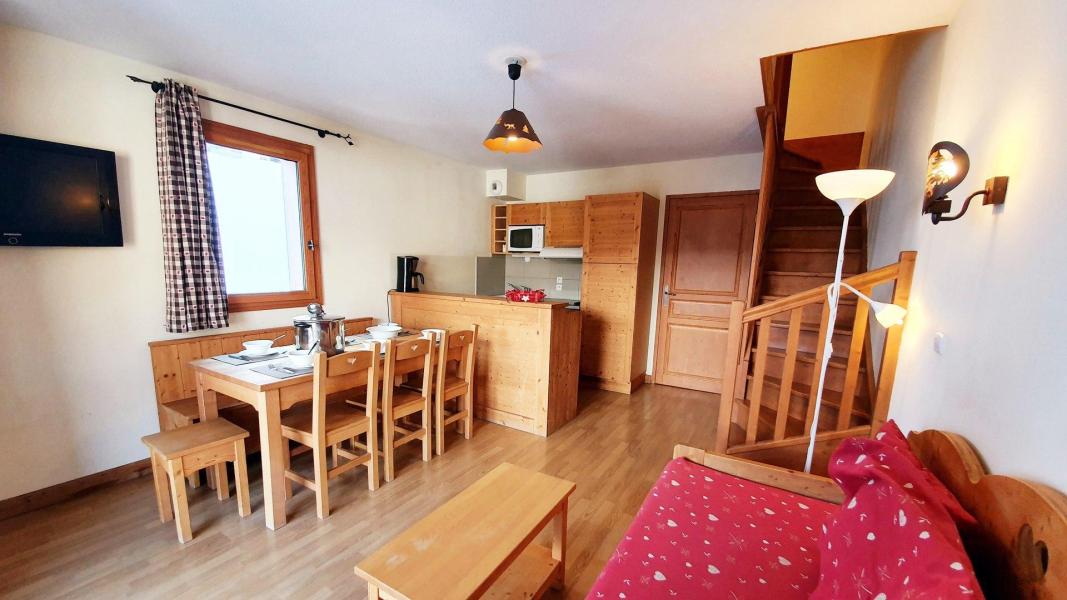Vakantie in de bergen Appartement duplex 3 kamers 6 personen (G32) - Les Chalets des Rennes - Vars - Woonkamer