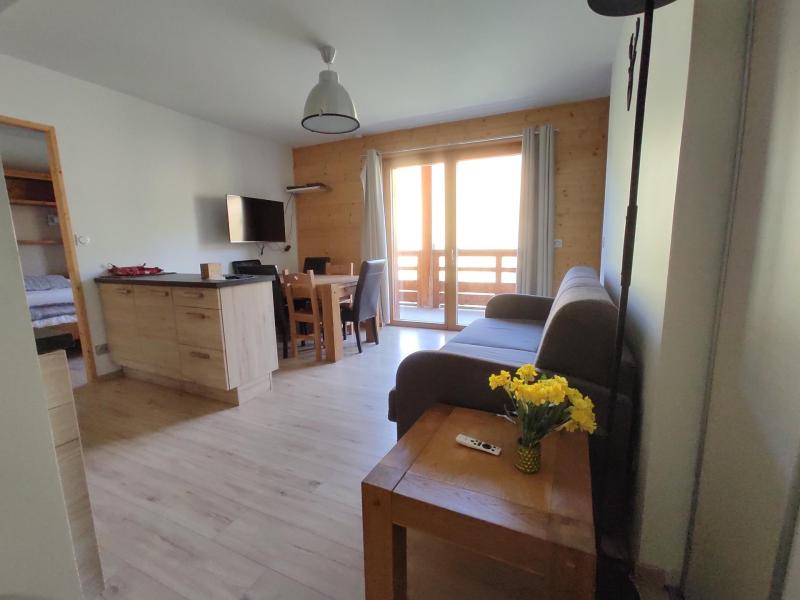 Vakantie in de bergen Appartement duplex 3 kamers 6 personen (M14) - Les Chalets des Rennes - Vars - Woonkamer