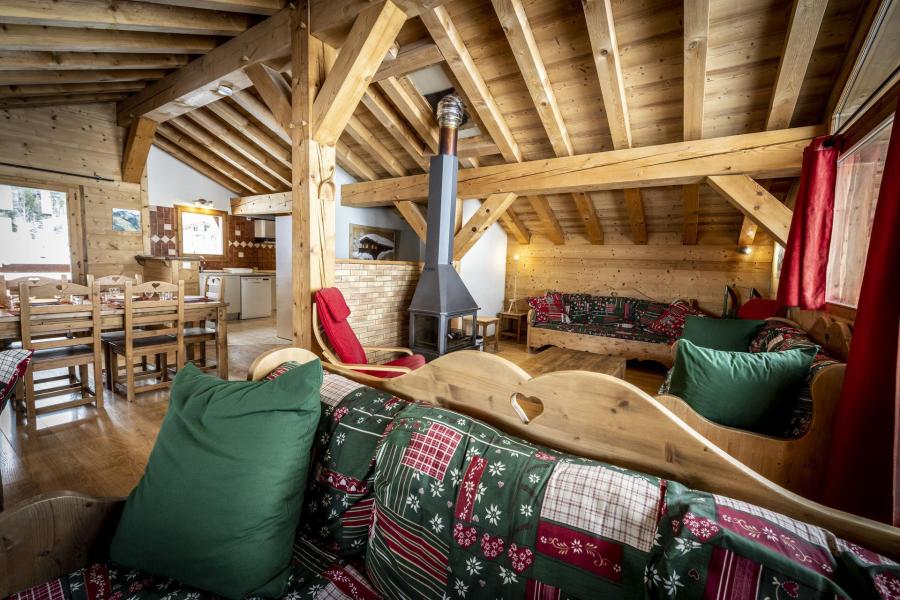Urlaub in den Bergen 8 Zimmer Chalet für 15 Personen (Pierra Menta 2) - Les Chalets Du Cocoon - La Plagne - Wohnzimmer