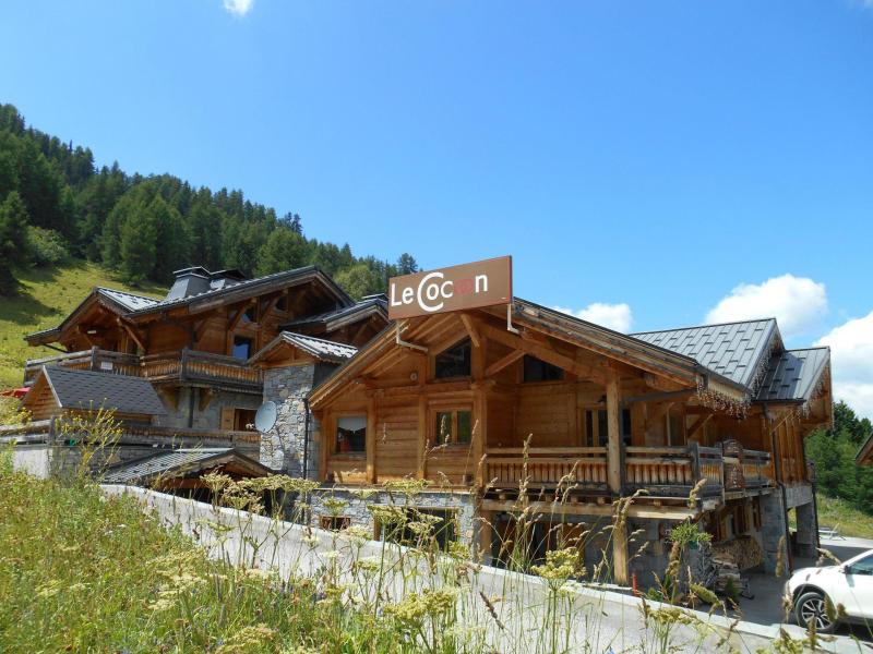 Rent in ski resort Les Chalets Du Cocoon - La Plagne - Summer outside