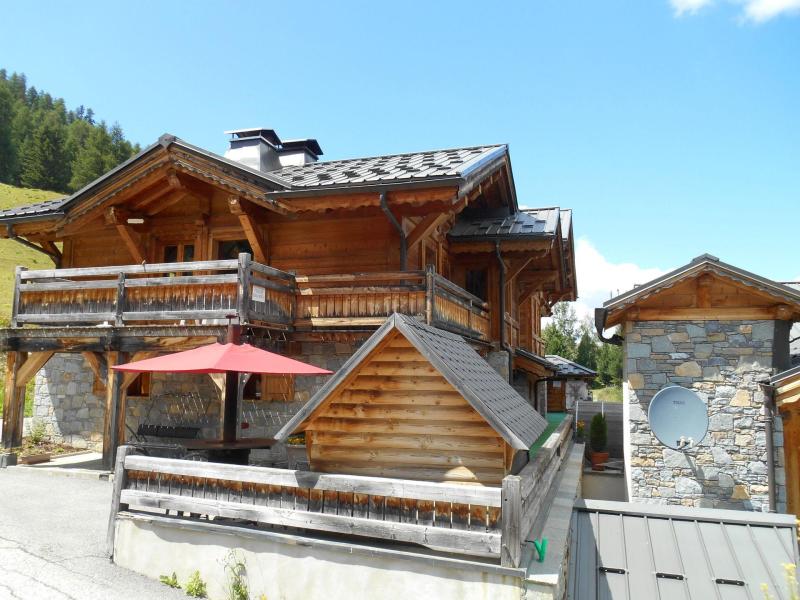 Rent in ski resort 5 room chalet 9 people (Pierra Menta 1) - Les Chalets Du Cocoon - La Plagne - Summer outside