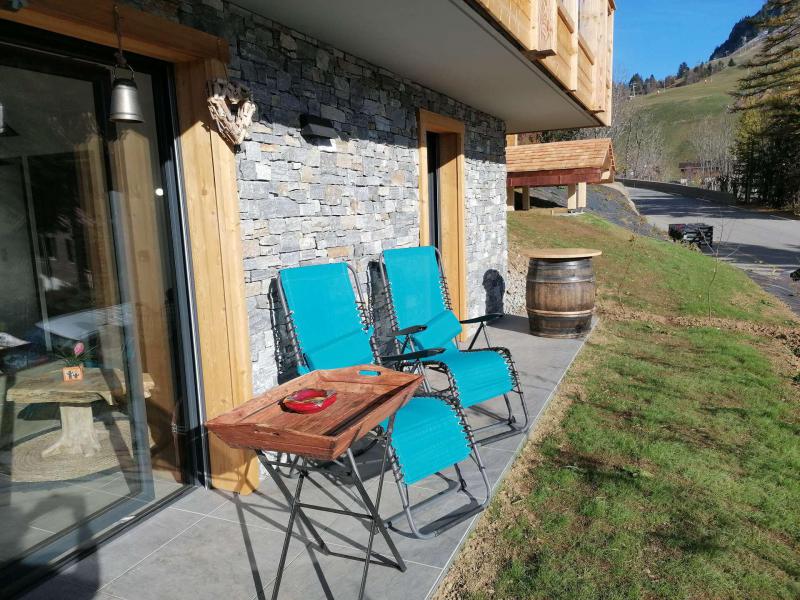Rent in ski resort 2 room apartment cabin 6 people (01) - Les Chalets du Diamant Noir - Le Grand Bornand - Summer outside