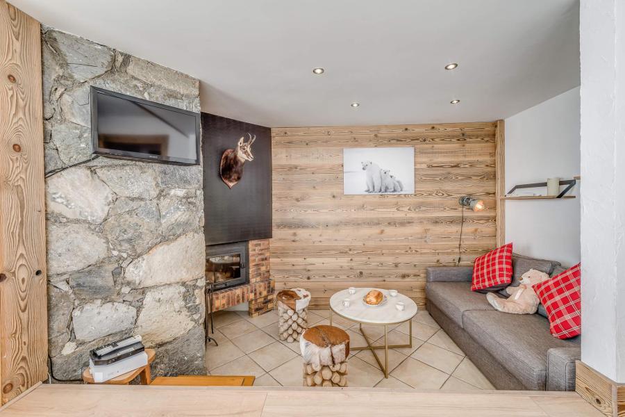 Holiday in mountain resort 2 room apartment sleeping corner 5 people (6P) - Les Chalets du Golf - Tignes - Living room