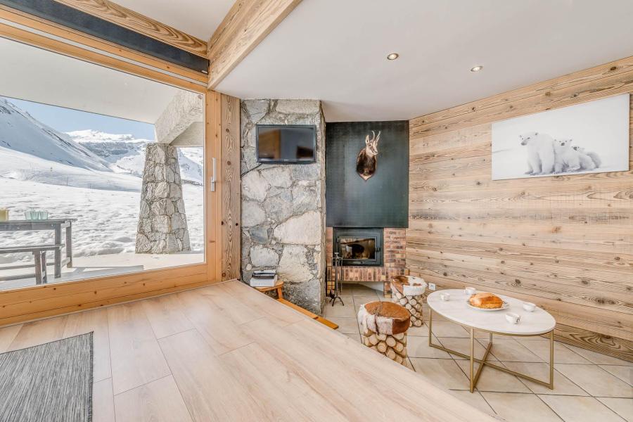 Urlaub in den Bergen 2-Zimmer-Berghütte für 5 Personen (6P) - Les Chalets du Golf - Tignes - Wohnzimmer