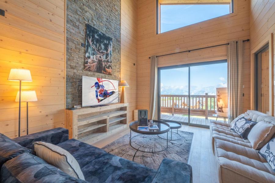 Wakacje w górach Apartament duplex 5 pokojowy 8 osób (A301) - Les Chalets du Golf - Alpe d'Huez - Pokój gościnny